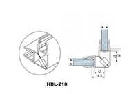 Уплотнитель магнитный HDL-210 для душевых кабинок