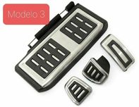 Capas de pedais e apoio de pé inox - modelo 3