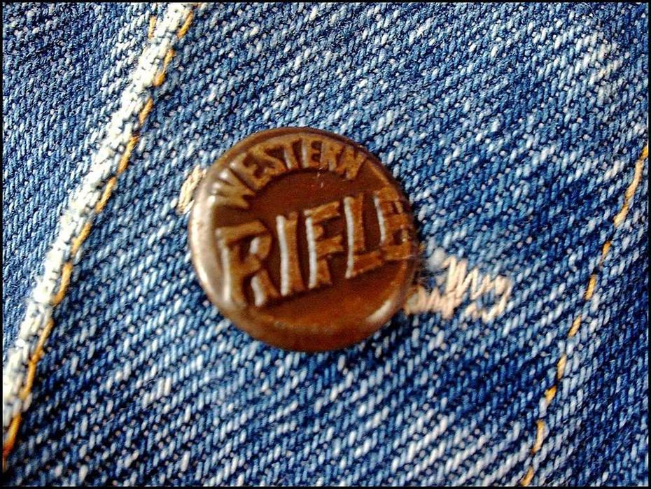 Kurtka męska jeansowa RIFLE M Wzrost 170cm niebieski Okazja!