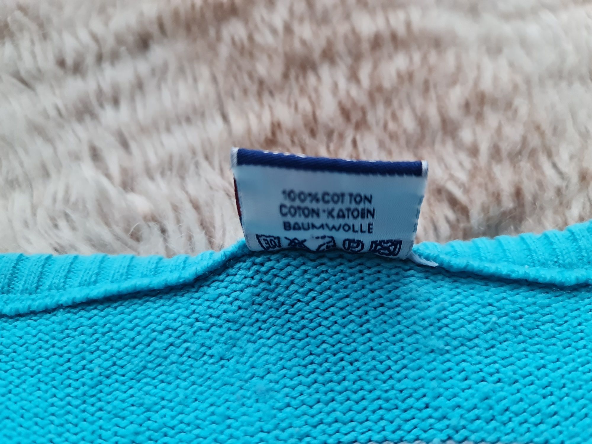 Sweter Tommy Hilfiger, roz. S, super wzór