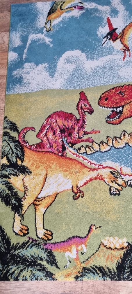 Dywan dla dzieci dinozaury