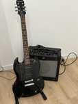 Ephiphone SG G-310 +Fender Mustang I V2 - gotowy zestaw do gry!