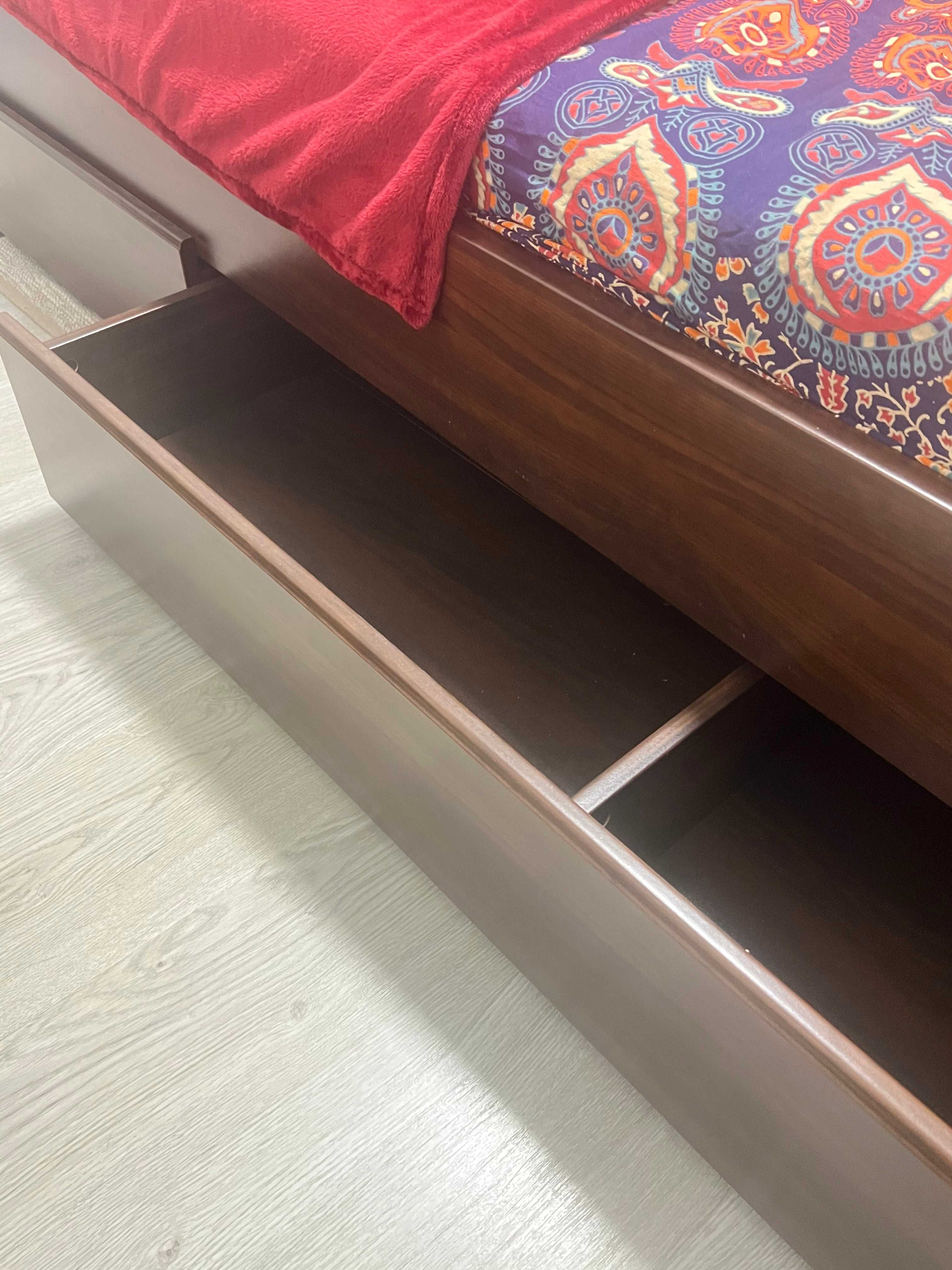 Cama Completa Ikea Songesand (Estrado+Colchao de qualidade+Gavetas)