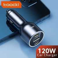 Toocki 120W Car Charger . Автомобільний зарядний пристрій