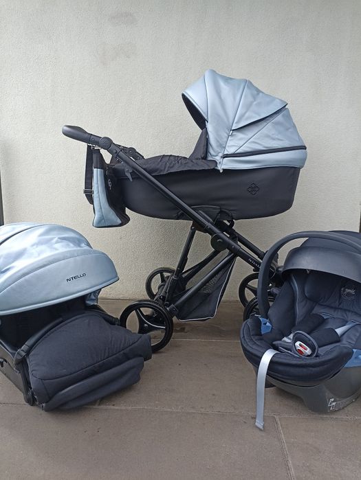 Wózek 3/1 Bebetto nitello fotelik cybex