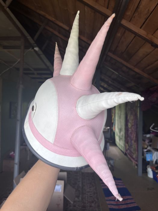 Шолом шлем каска панк ирокез байк мото велосипед