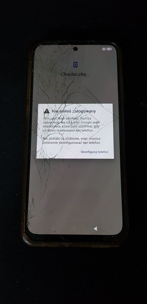 Redmi Note 10S 6/128 uszkodzony wyswietlacz
