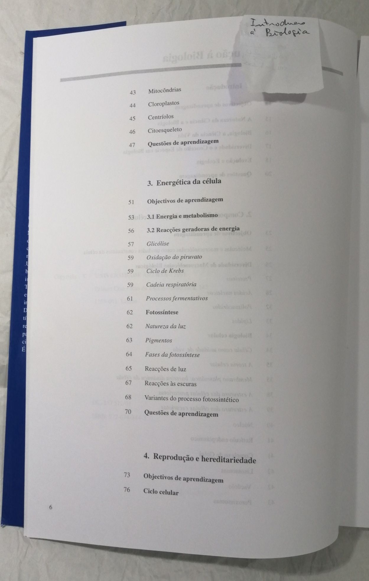 Introdução à biologia