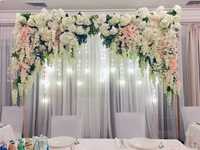 Ścianka kwiatowa/ dekoracje wesele - sprzedaż