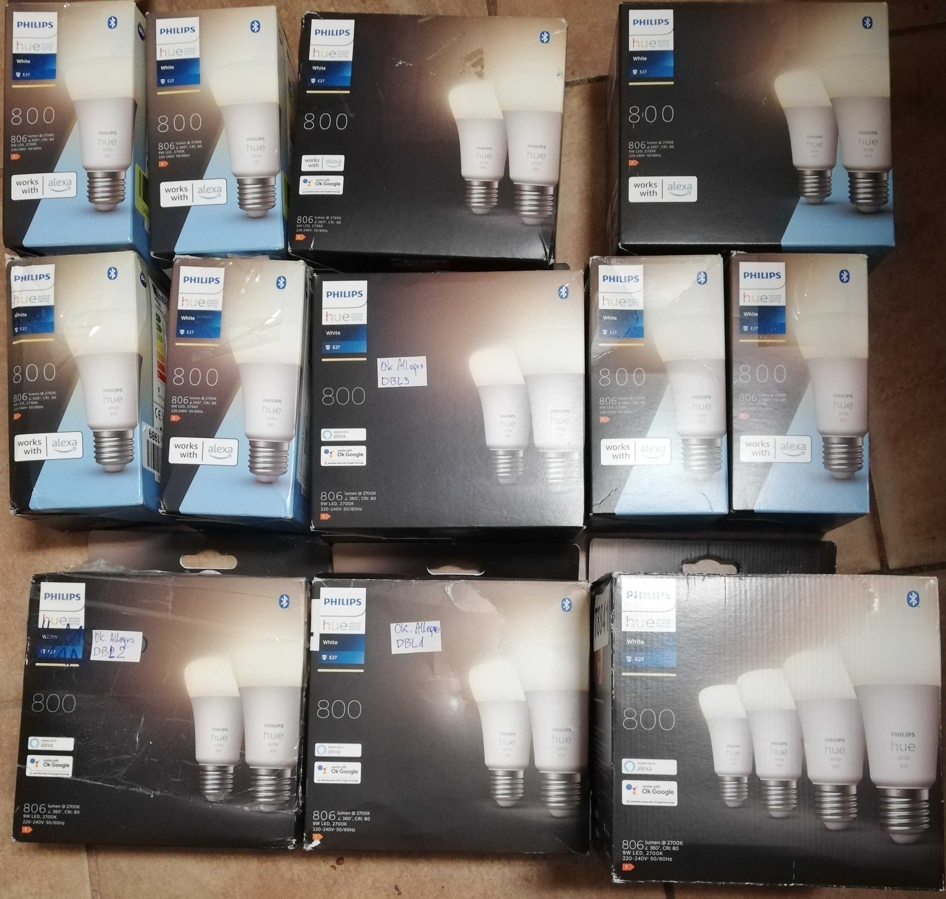 Philips Hue white - dwie żarówki E27 światło białe 806 lm
