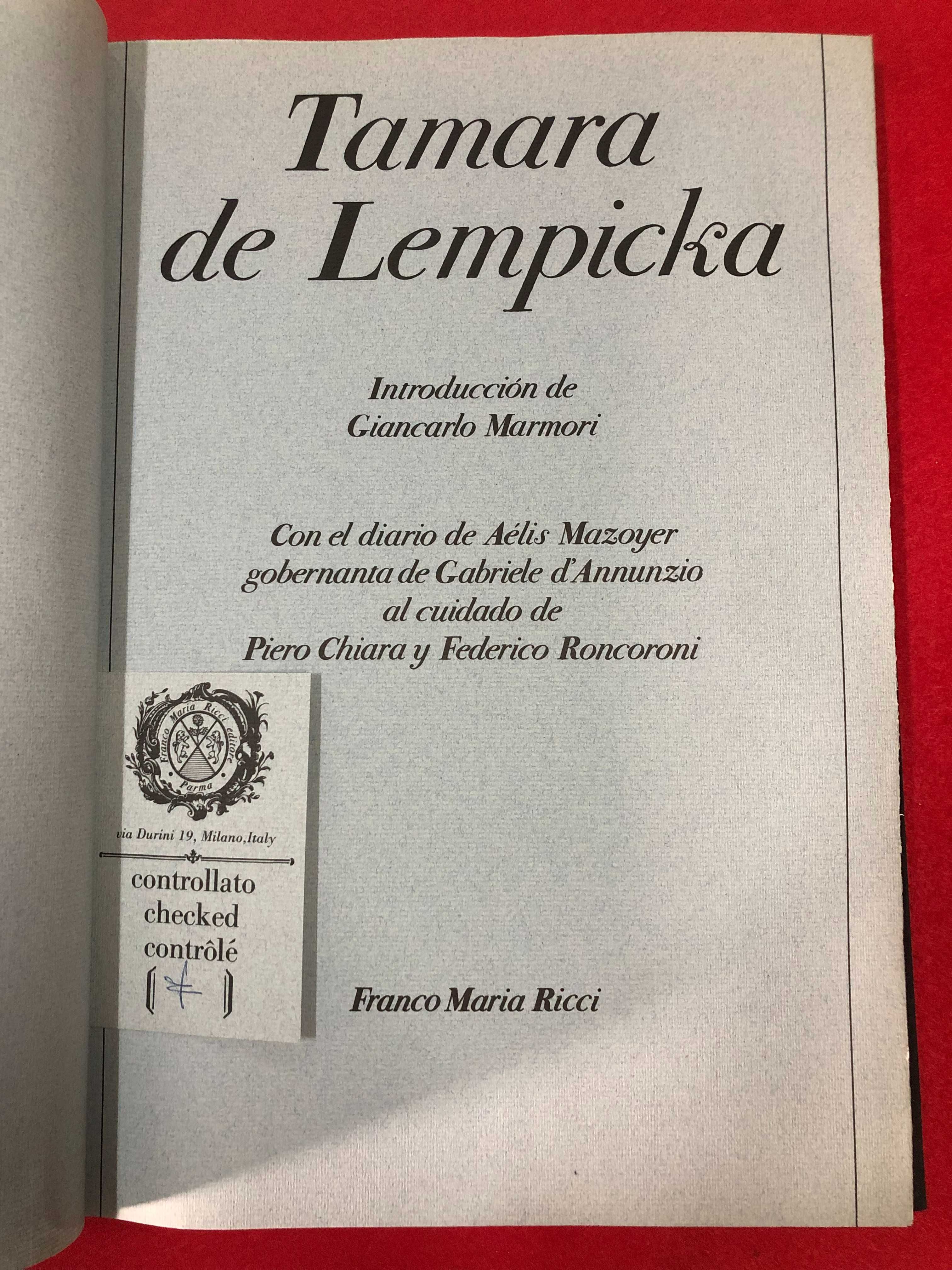 Tamara de Lempicka - Franco Maria Ricci