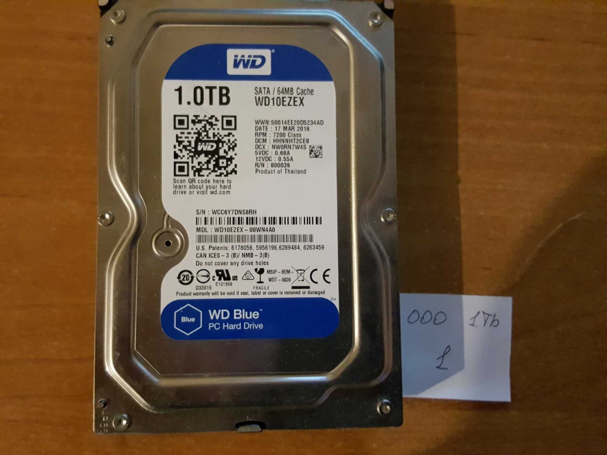 HDD 3,5 Sata жорсткі диски робочи WD