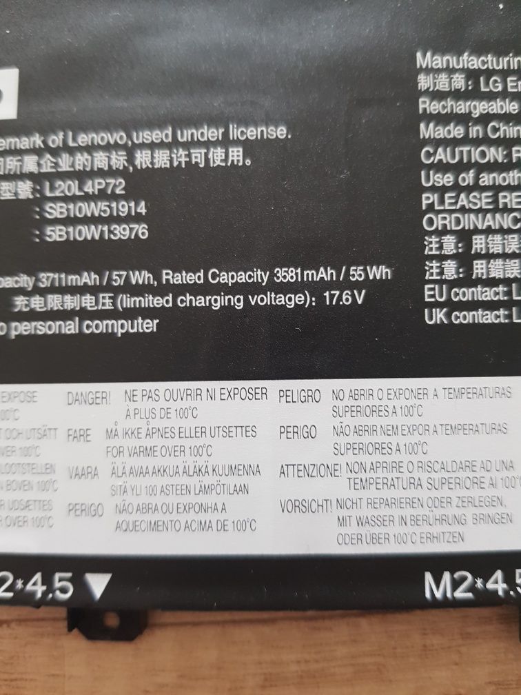 Bateria Lenovo T14s generacja 3