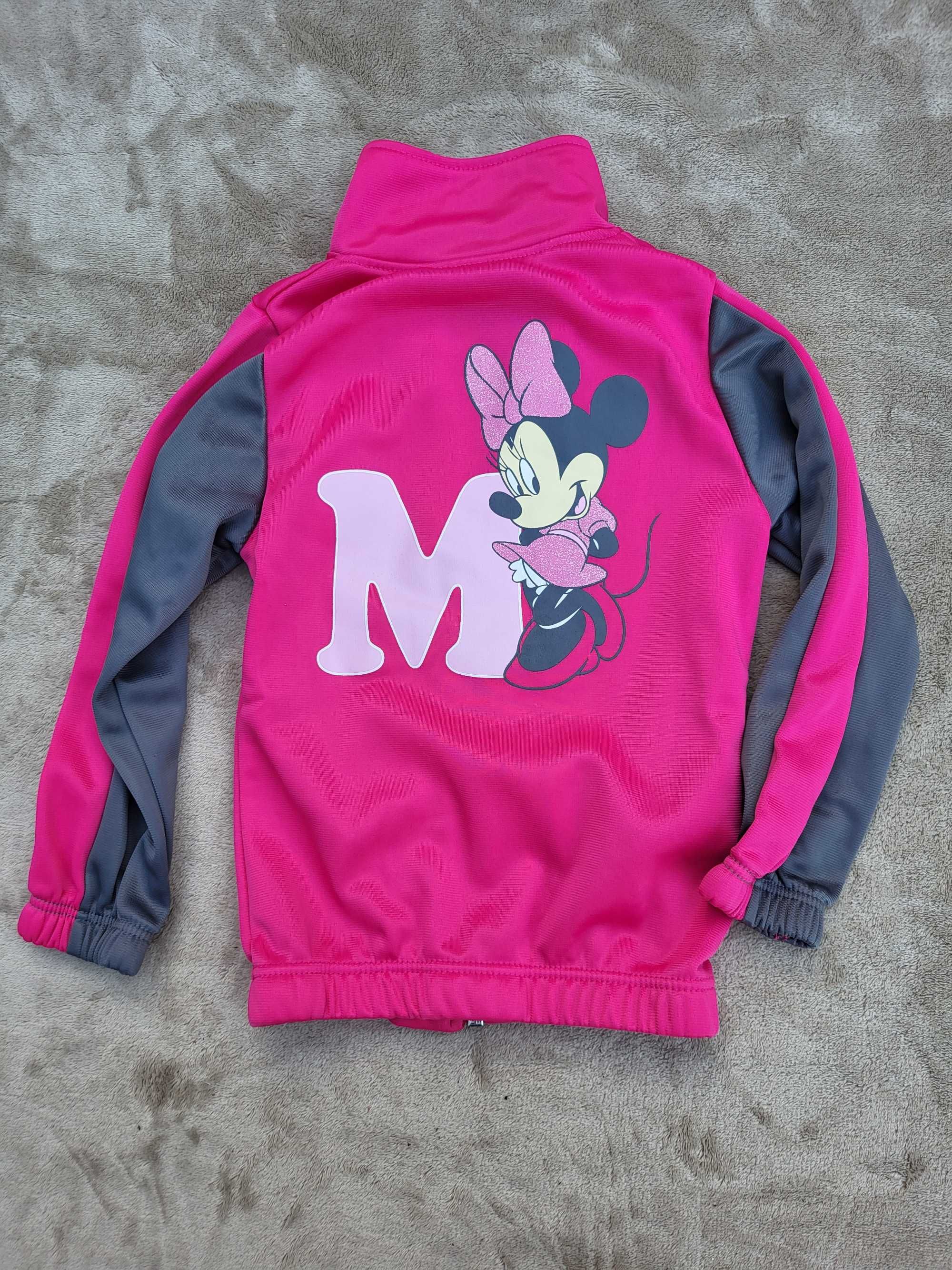 Bluza rozpinana dla dziewczynki ocieplana MYSZKA MINNIE r. 98