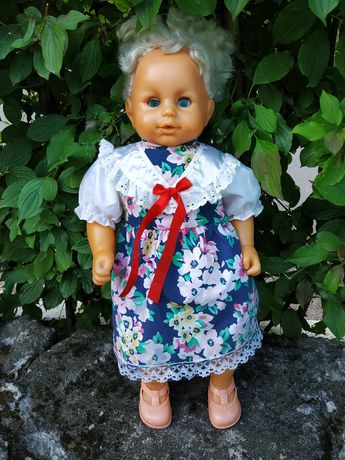 Большая пластмассовая кукла. СССР 60 см.