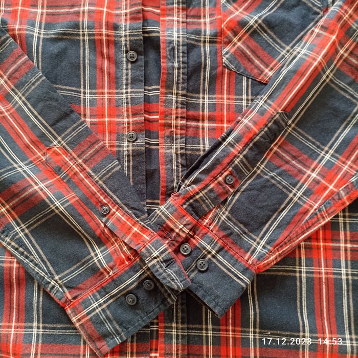 Koszula casuslowa w kratę Oklahoma Jeans rozmiar S