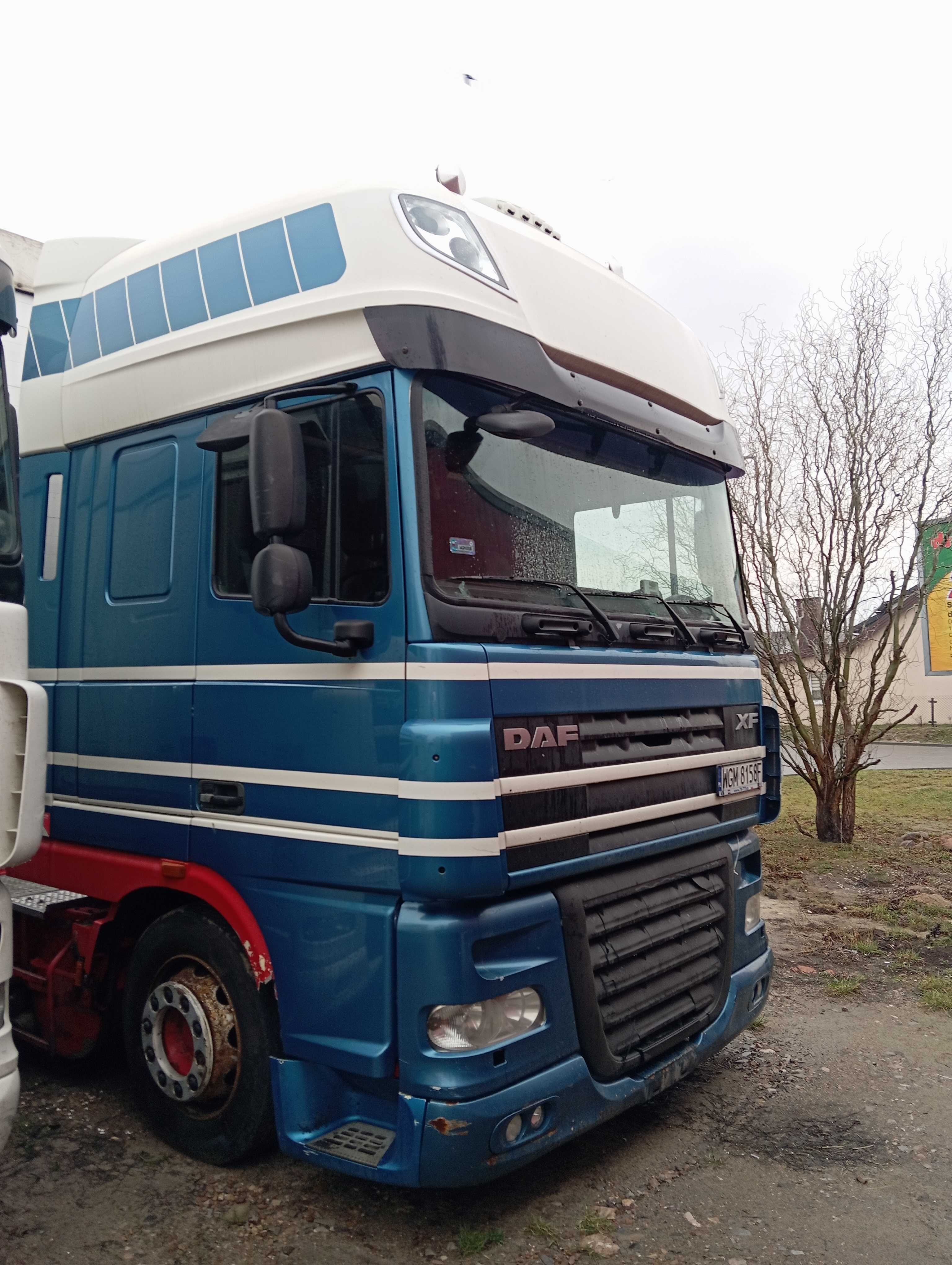 CesjaL DaF XF105 + Naczepa ciezarowa ZASŁAW