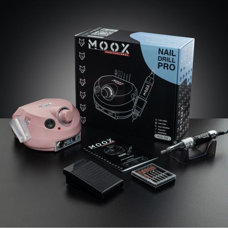 Фрезер для маникюра и педикюра Moox X500 ZS 601 на 45000 оборотов 65 w