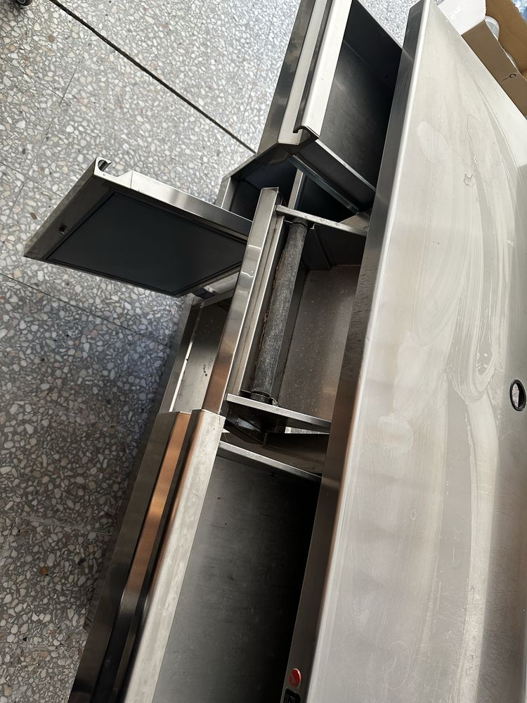 Bancada de inox com tulha