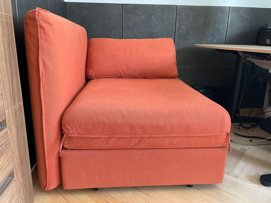 rozkładana sofa Vallentuna Ikea / fotel modułowy rozkładany na łóżko