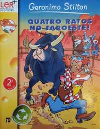 "Quatro ratos no Faroeste" - Geronimo stilton