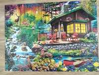 Puzzle Trefl 3000 Chatka w lesie