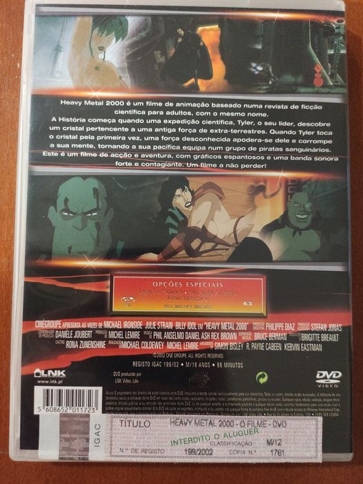 Filme DVD - Heavy Metal 2000