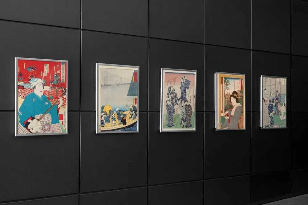 Reprodukcja obrazu Katsushika Hokusai – Poemat Kakinomoto no Hitomaro