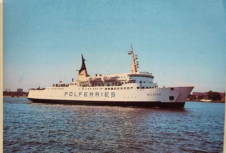 Fotografia Pocztówka Świnoujście Prom Polferries