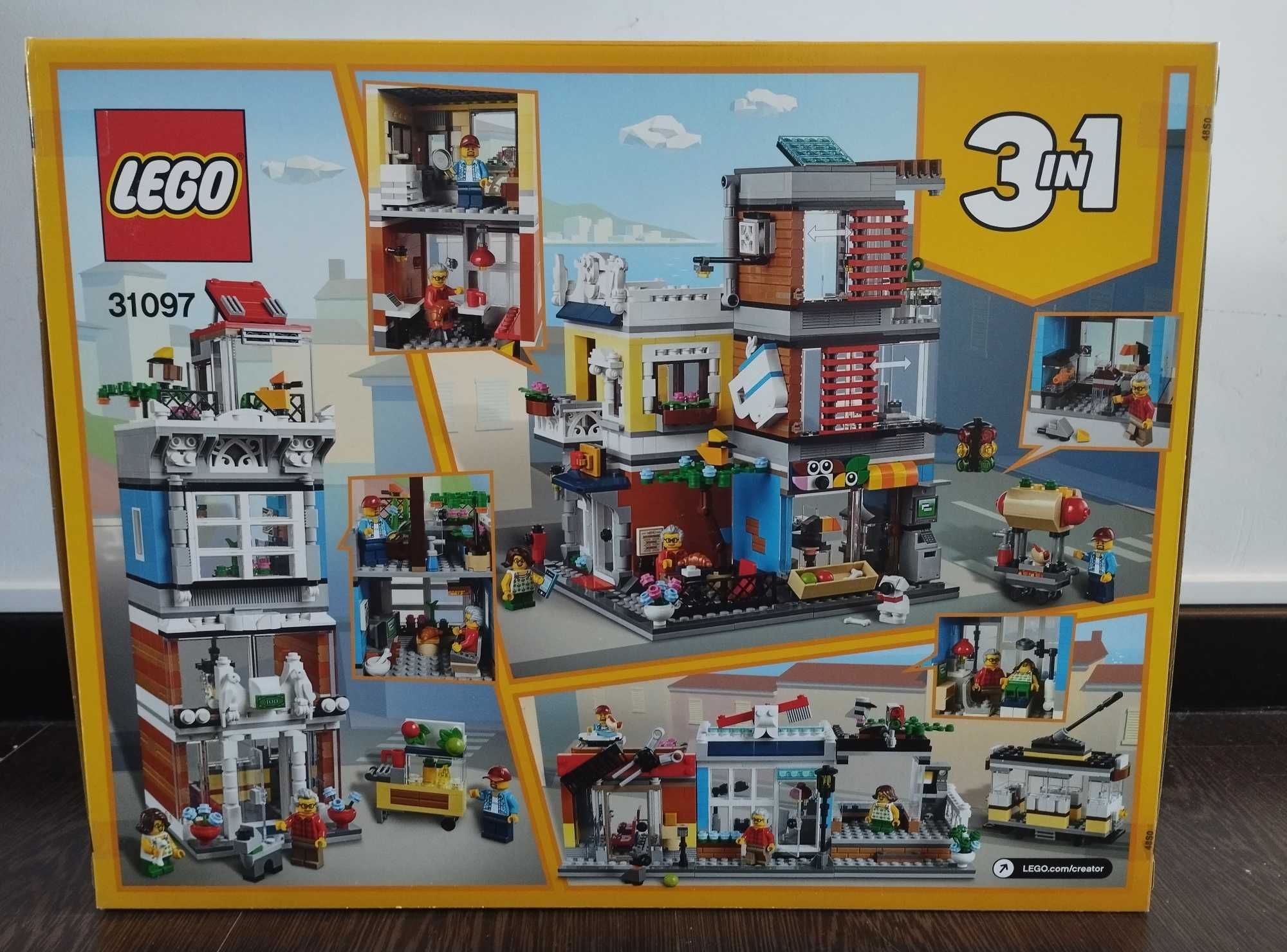 Lego Creator 31097 - Casa da Cidade com Loja de Animais e Café