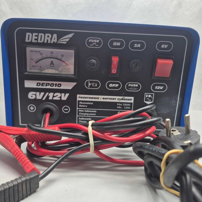 Prostownik Dedra DEP010 90W 6V/12V; Komis Jasło Igielna