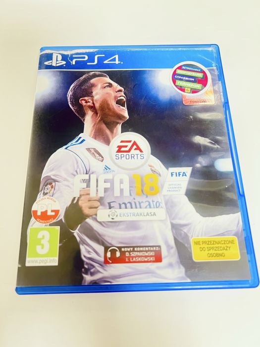 Диск з грою FIFA 18 (PS4)