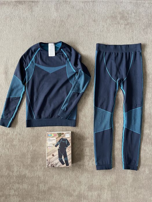 Bielizna termiczna niebiesko granatowa 122/128 rozmiar Lupilu