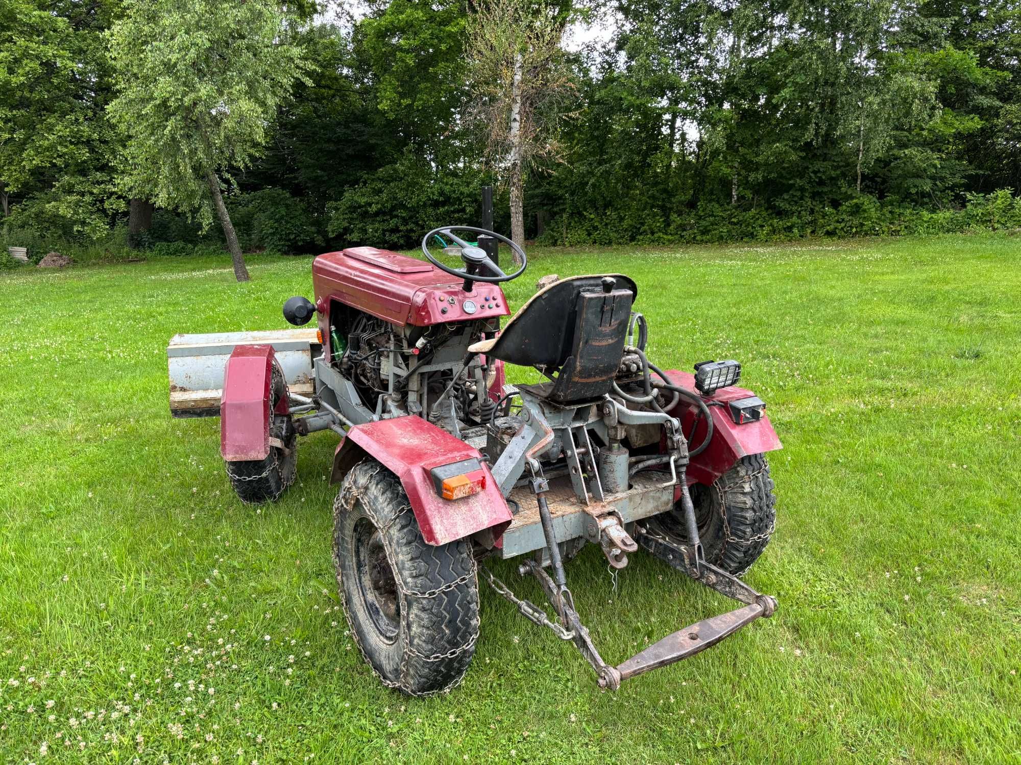 traktor SAM 4x4 PŁÓG, PODNIOŚNIK tył i przód