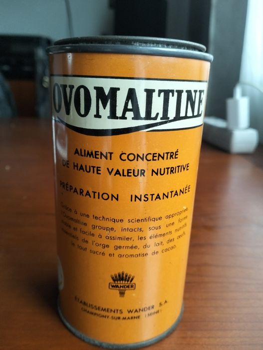 Antiga lata Ovomaltine