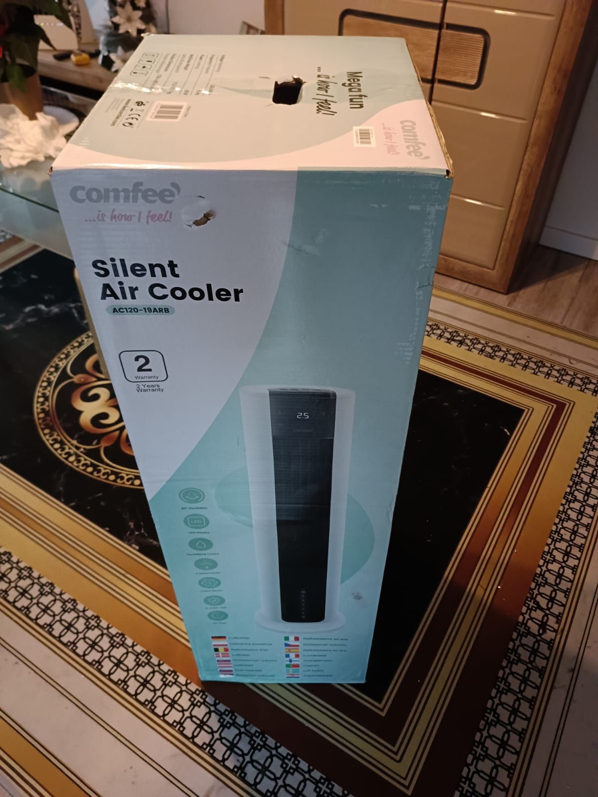 Comfee klimatyzator Silent Air Cooler, 3 w 1