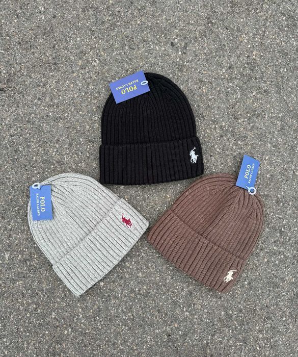Шапка Ralph POLO | Зимова шапка Polo | Тепла шапка Ральф Поло