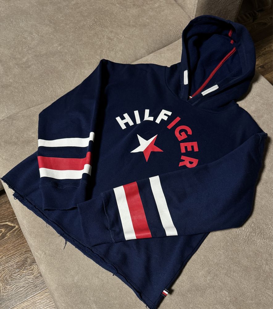 НА ФЛИСЕ! Tommy Hilfiger оригинал кофта,флиска,свитер,свитшот,худи