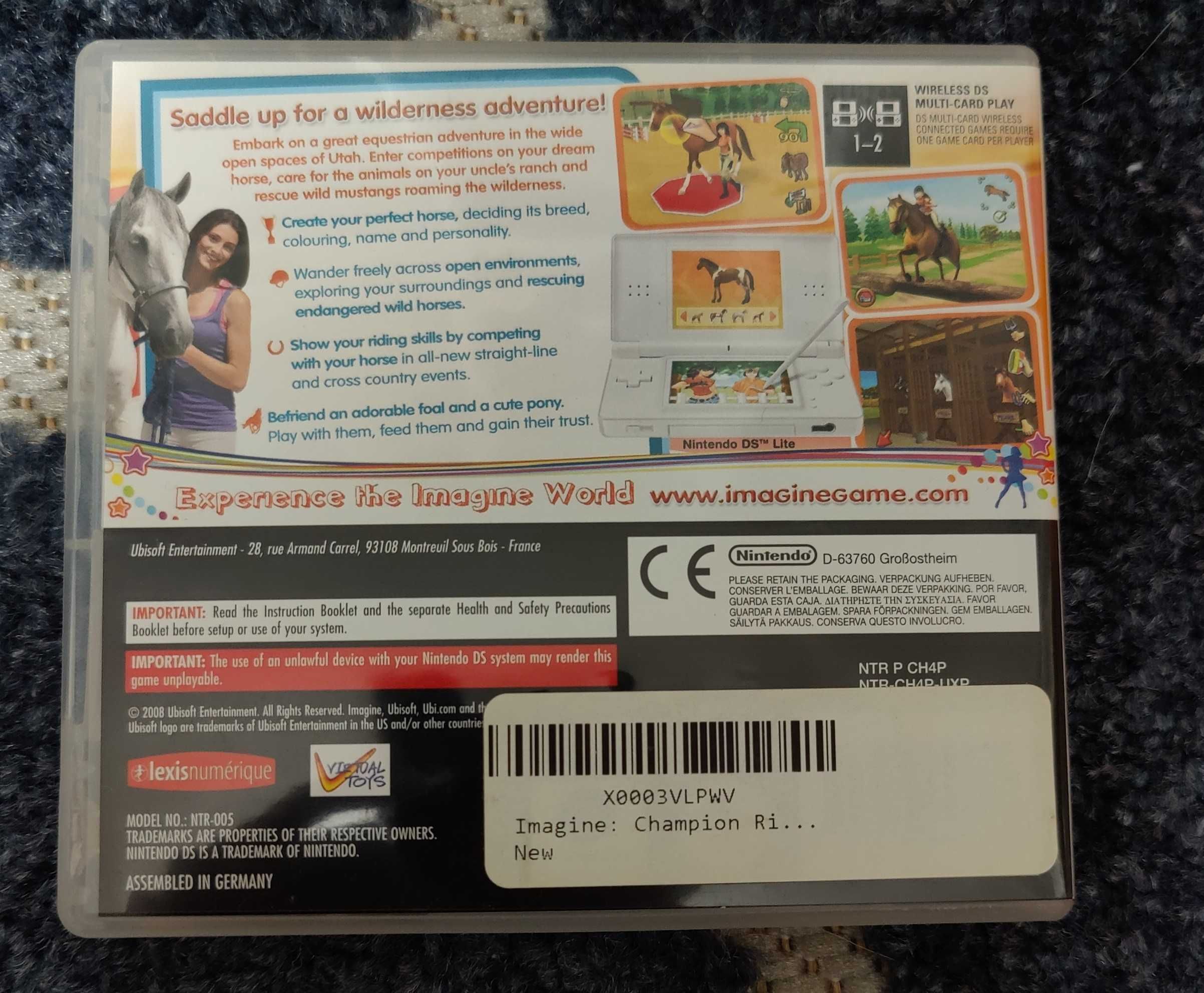 Imagine Champion Rider nintendo DS