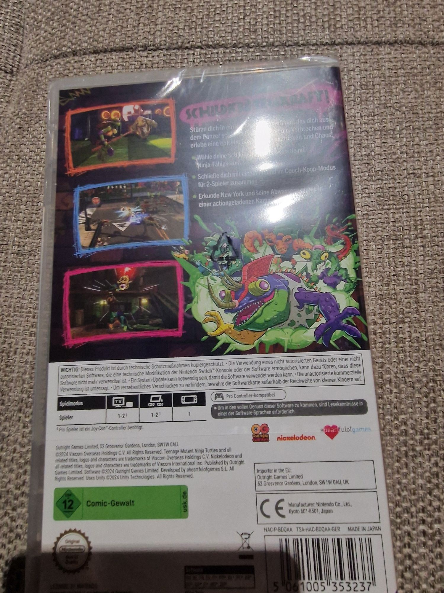 Teenage Mutant Ninja Turtles: Mutants Unleashed Edycja Deluxe Switch