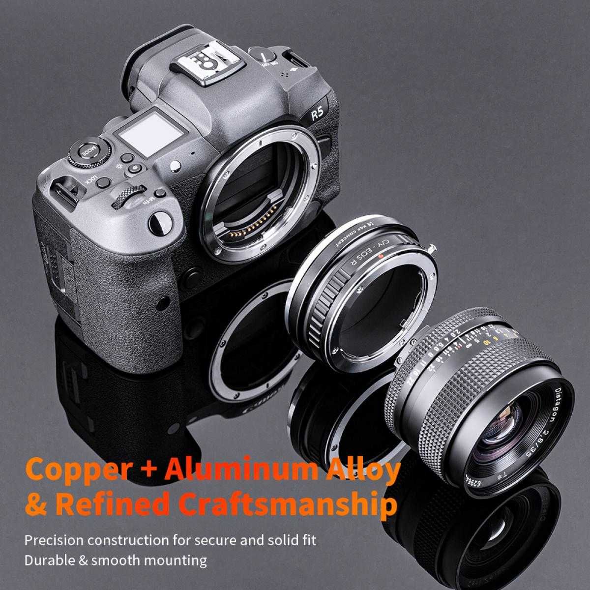 Adapter Contax Yashica na EOS R Canon RF EF-R przejściówka K&F Concept