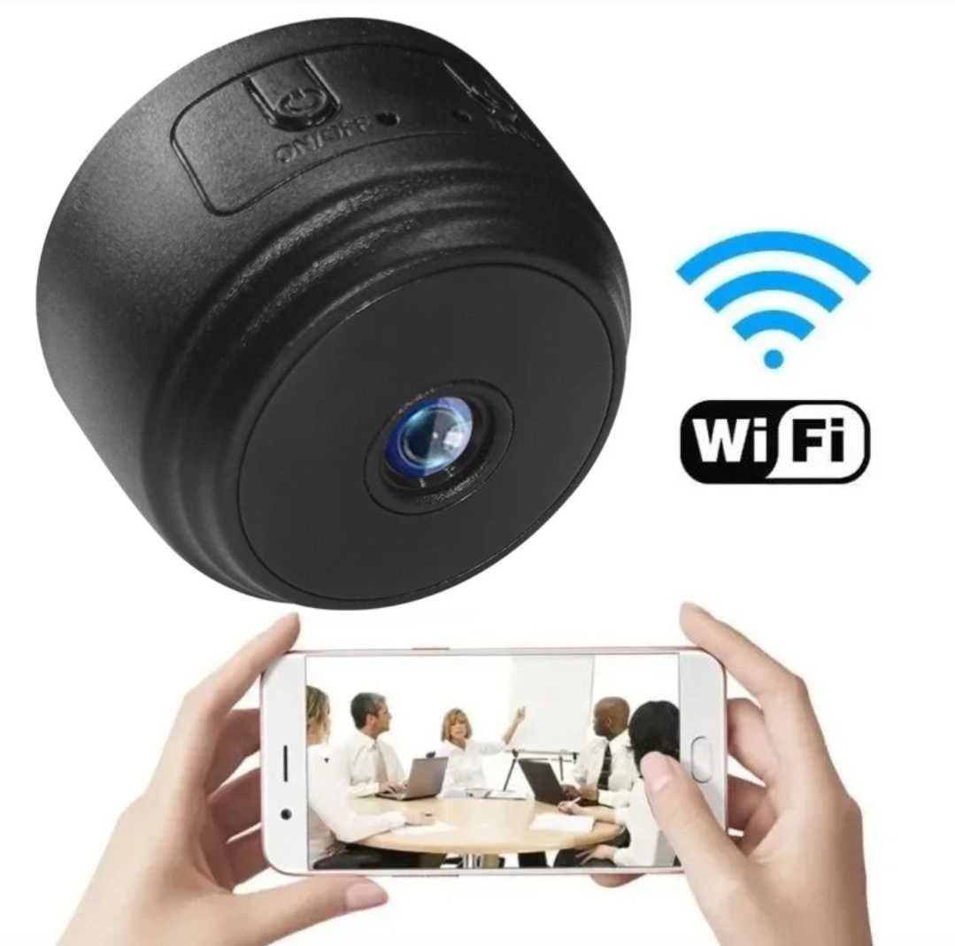 Mini kamera szpiegowska WiFi microSD detekcja aku mikrofon nowa hit