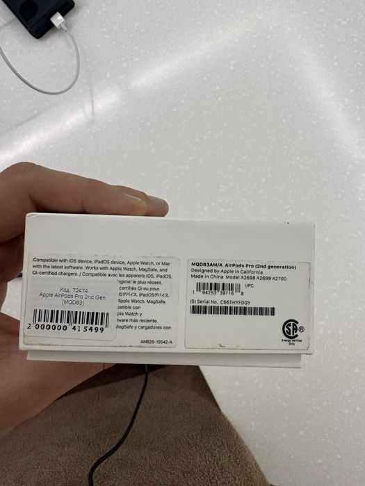 Кейс Airpods pro 2 original