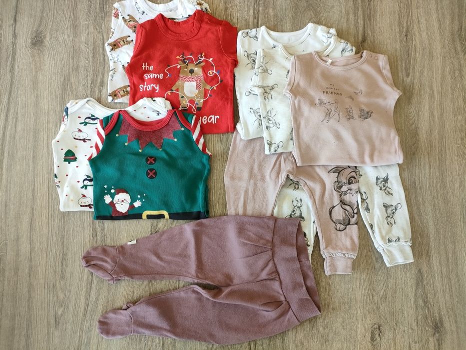 Ubranka dla dziewczynki rozmiar 74. 21 sztuk!