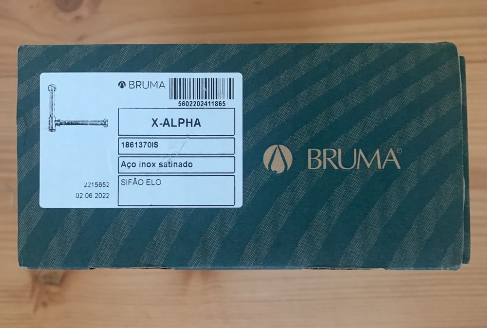 Sifao da Bruma em aço inox escovado/satinado