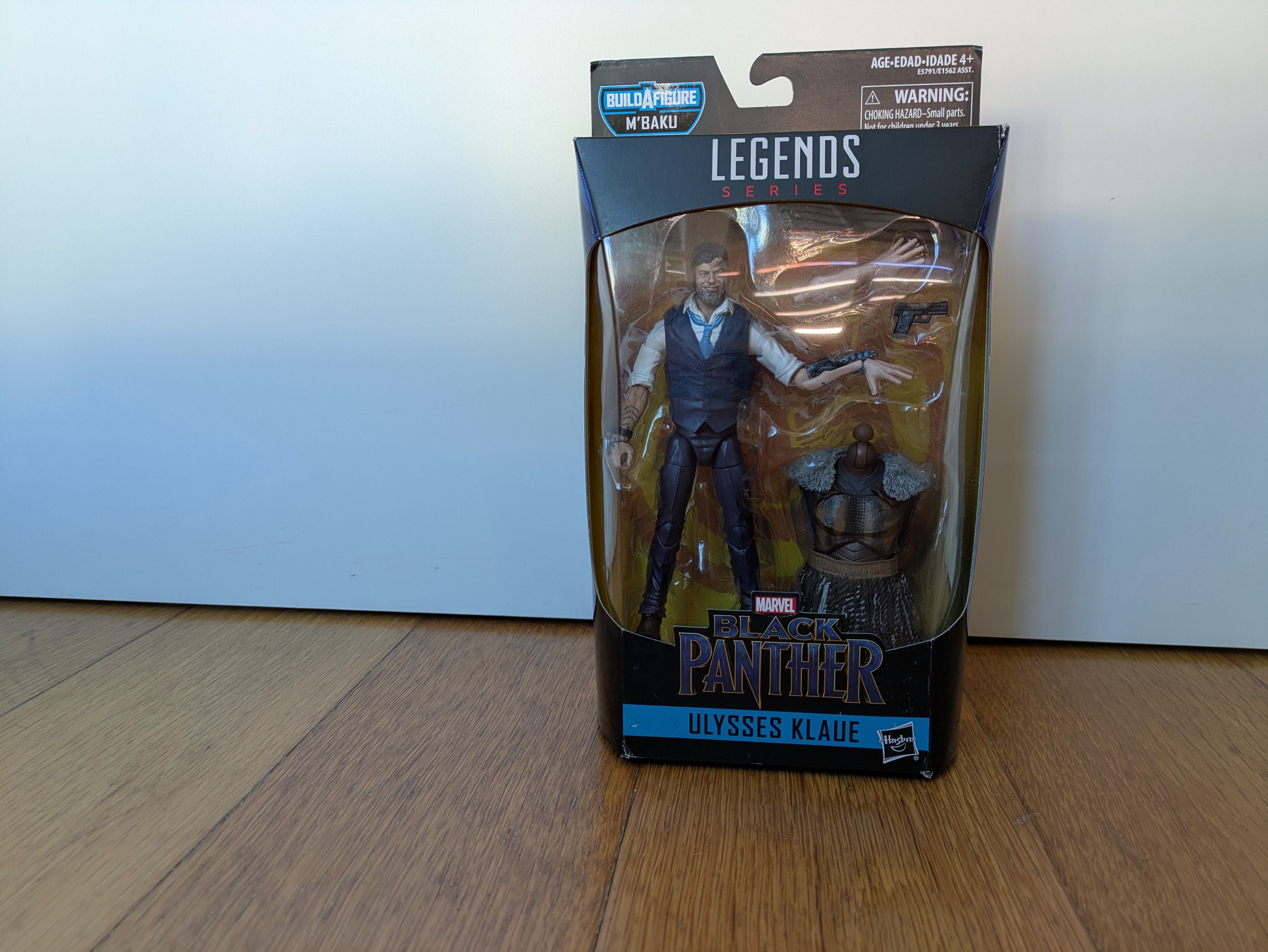 Black Panther Ulysses Klaue Marvel legends figura (Portes Grátis)