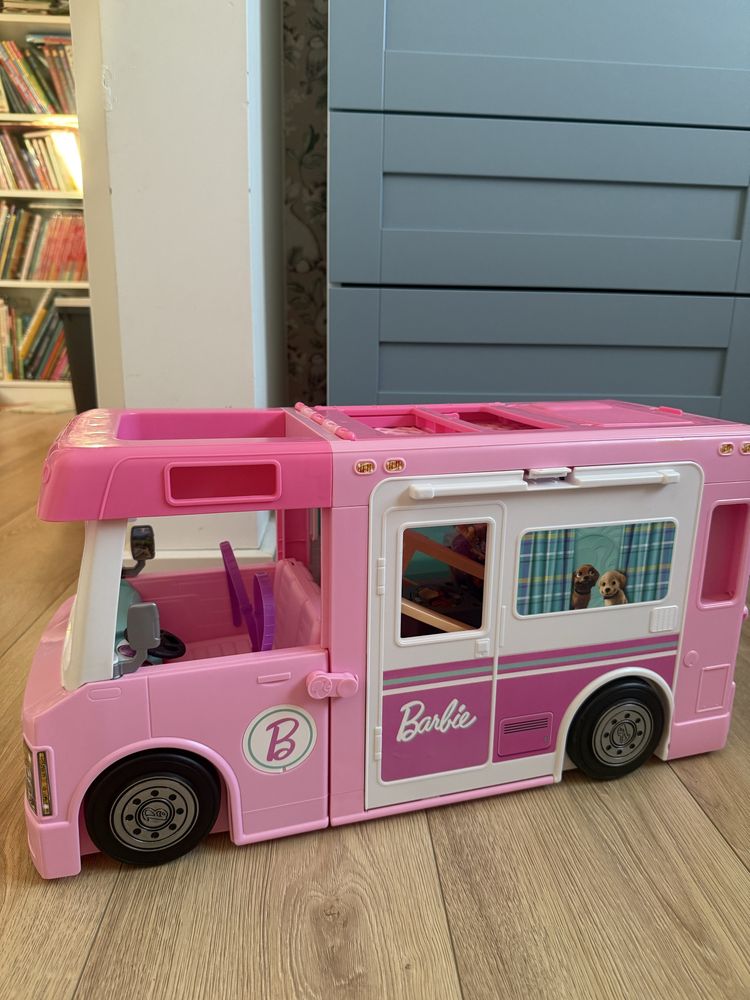 Barbie camper kamper 95% KOMPLETNY