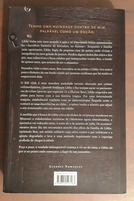 Livro Lugares escuros de Gillian Flynn - NOVO.