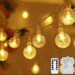 50 LED sznur światet z pilotem
wodoodporne do wewnątrz na
zewnątrz