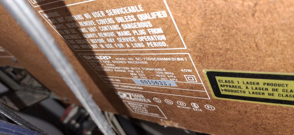 Wierza Sharp sc 7700